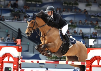 Jodie Hall-Mcateer lands victory in the opening five-star class on the Longines Global Champions Tour of Shanghai